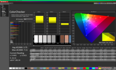 ColorChecker prima della calibrazione (P3)