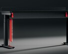 La scrivania da gioco Coyl in Ultra Black.