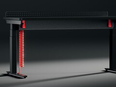 La scrivania da gioco Coyl in Ultra Black.