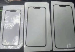 Una foto della presunta tacca più piccola dell&#039;iPhone 12s/13. (Immagine: Macrumors)