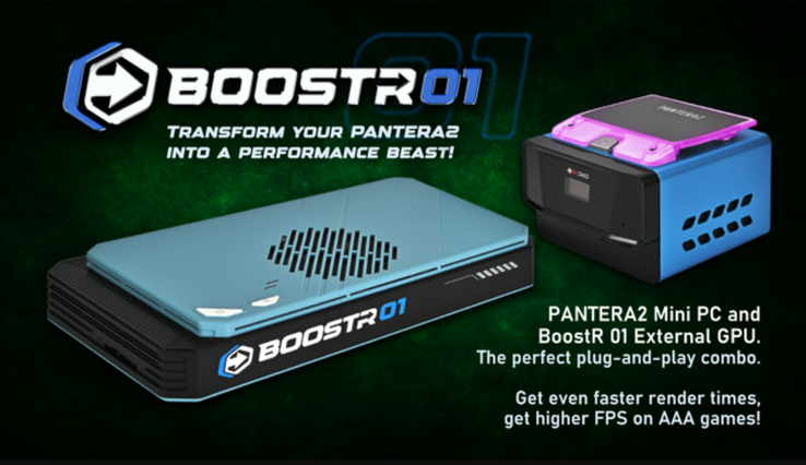La Pantera 2 con la sua GPU Boostr. (Fonte: XDO Tech)