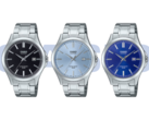 Da sinistra a destra (nella foto): Casio MTS-115D-1AV, MTS-115D-2A2V e MTS-115D-2A1V. Esistono altri due modelli, che non sono inclusi in questa immagine. (Fonte immagine: Casio - Edited)