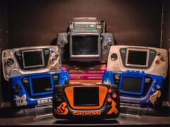Una collezione di ingranaggi di gioco SEGA illustrati