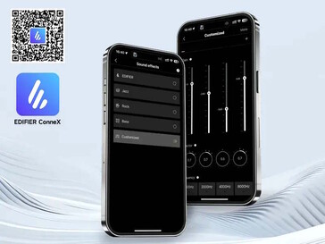 Le cuffie possono essere gestite tramite un'applicazione di accompagnamento