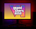 GTA 6 mostrato sul monitor del PC da gioco (Fonte: Rockstar Games con modifiche)
