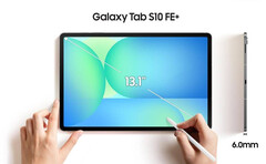 Galaxy Tab S10 FE+ avrà un display da 13,1 pollici. (Fonte immagine: Evan Blass)
