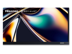 Il televisore Hisense U8Q (nella foto) fa parte di una gamma di nuovi prodotti &quot;Tuned by Devialet&quot;. (Fonte: Hisense)