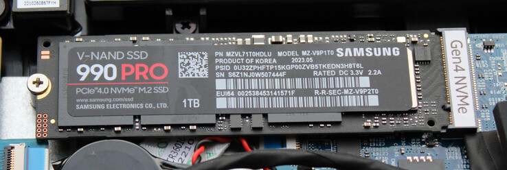 Un SSD PCIe 4 funge da unità di sistema.