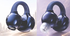 Gli auricolari Kinera Sylvie con sistema a clip possono essere utilizzati sia come auricolari a orecchio aperto che come auricolari intrauricolari.