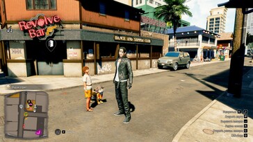 Nella foto: Uno screenshot del gameplay di Come un drago: Pirate Yakuza alle Hawaii.
