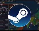 Un'immagine che mostra il logo di Steam e il gioco Age of History 3, ora scontato dell'80% su Steam.