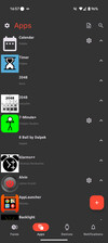 Una schermata delle applicazioni disponibili nella nuova applicazione Pebble. (Fonte: Eric Migicovsky via X.com)
