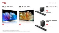 Gli ultimi vincitori del premio Red Dot di TCL. (Fonte: TCL)