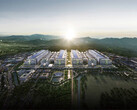 Render del cluster di semiconduttori di Yongin di SK Hynix (Fonte: SK Hynix)
