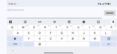 Tastiera in orizzontale