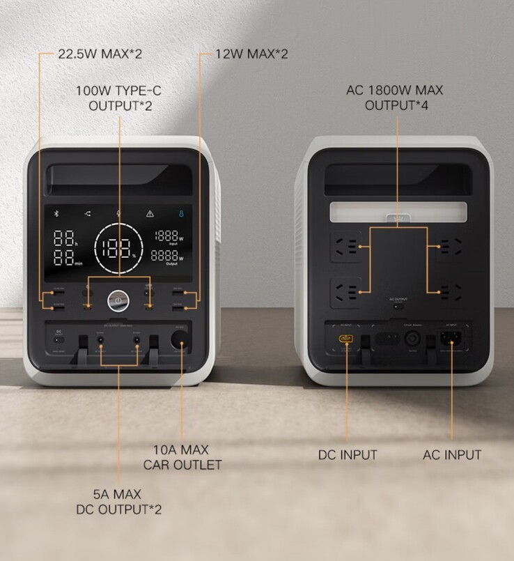 Lo Xiaomi Mijia Outdoor Power Supply 1000 Pro. (Fonte: Xiaomi)