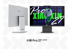 Xiaoxin Pro 27 2024 è disponibile in due opzioni di colore. (Fonte immagine: Lenovo)