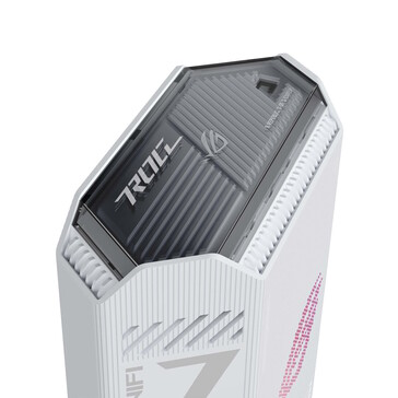 Il router sfoggia un'estetica distintiva (Fonte: Asus)