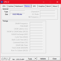 CPU-Z Memory