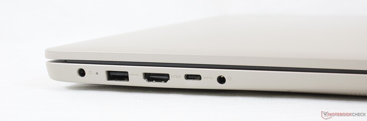 A sinistra: adattatore AC, USB-A 2.0, HDMI, USB-C 3.2 Gen. 1, 3.5 mm combo audio