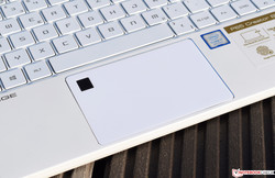 Touchpad con lettore di impronte