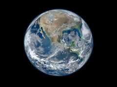 Una mappa mostra come potrebbe apparire la Terra tra 250 milioni di anni. (Fonte: NASA)