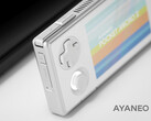 Un primo piano del Pocket Micro 2 in due colori.