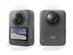 DJI si è basata sul linguaggio di design di GoPro per creare l&#039;Osmo 360. (Fonte: Igor Bogdanov)