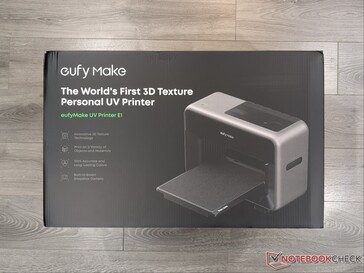 Scatola di vendita al dettaglio per la stampante UV eufyMake E1.