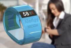 Il braccialetto Alertgy NICGM potrebbe essere disponibile per i diabetici di tipo 2 entro il 2023. (Fonte immagine: Alertgy - modificato)