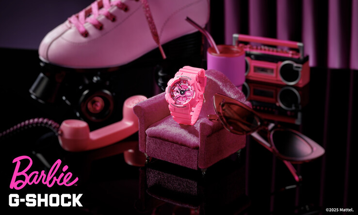 L'orologio Casio G-Shock GMA-S110BE-4A in edizione limitata Barbie è arrivato negli Stati Uniti (Fonte: Casio)
