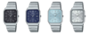 Da sinistra a destra: gli orologi Casio MTP-B185D-1AV, MTP-B185D-2A1V, MTP-B185D-2A2V e MTP-B185D-7AV. (Fonte immagine: Casio, a cura)