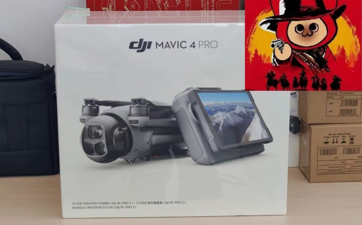 La confezione di vendita al dettaglio dell'RC Pro 2 con il Mavic 4 Pro Creator Combo è trapelata anche online. (Fonte immagine: via D2Help)