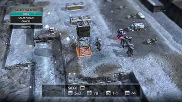 Nella foto: Uno screenshot del gameplay di FRONT MISSION 1st: Remake.