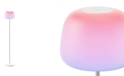 Lampada da terra a lanterna Govee con paralume in silicone, in figura