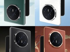 Honor lancerà il Magic V3 in un totale di quattro eleganti colori (almeno in Cina) con un retro in similpelle. (Fonte immagine: Honor, modificato)