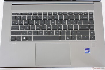 Stessa tastiera dello ZBook G7 ma con illuminazione RGB opzionale per ogni tasto