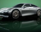 La berlina Mercedes EQC potrebbe trarre alcuni spunti di design dalla EQXX, qui raffigurata (Immagine: Mercedes)