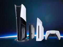 PS5 Digital Edition con unità disco ottico (Fonte: Sony PlayStation con modifiche)