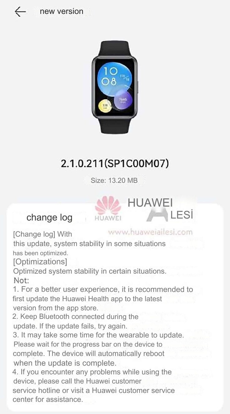 (Fonte immagine: Huawei Ailesi via Google Translate)