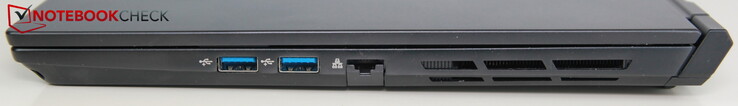 Destra: 2x USB-A 3.0, Ethernet