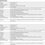 Acer Aspire 14 AI e Aspire 16 AI: Specifiche. (Fonte immagine: Acer)