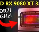 Speculazione su RX 9080 XT ES (fonte immagine: @MooresLawIsDead YouTube)