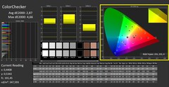 CalMAN: ColorChecker (calibrato)