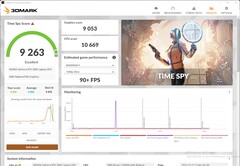 Time Spy - Overclock della GPU + potenziamento della ventola