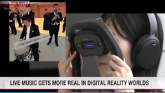 Canon Japan svela un prototipo di cuffia per la realtà mista per godersi le performance musicali. (Fonte: NHK World News)