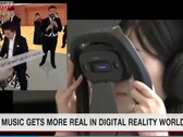 Canon Japan svela un prototipo di cuffia per la realtà mista per godersi le performance musicali. (Fonte: NHK World News)