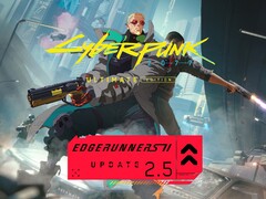 Banner di Cyberpunk 2077 Edgerunners 2 Update 2.5 mostrato