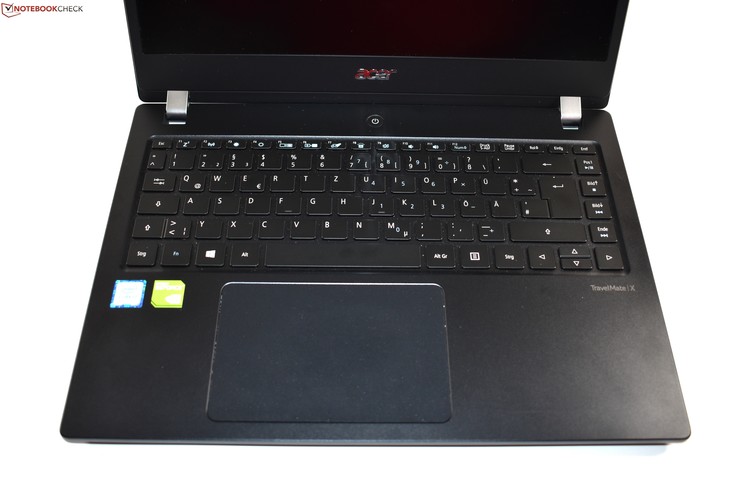 Area tasiera dell'Acer TravelMate X3410