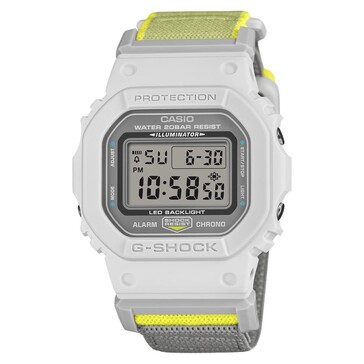 G-Shock DW-5600MNC-7A8 con lunetta bianca